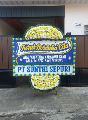 Papan Bunga Duka di Sialangmunggu